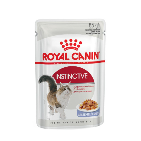 Вологий корм для дорослих котів ROYAL CANIN INSTINCTIVE IN JELLY 0.085 кг