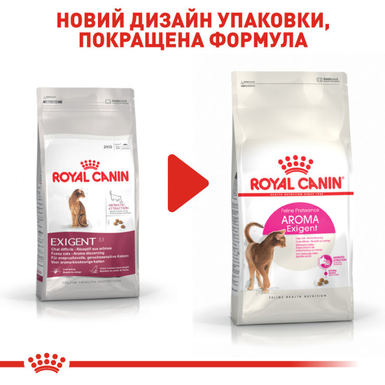 Корм для котів ROYAL CANIN EXIGENT AROMA 2.0 кг, вибагливих до аромату корму