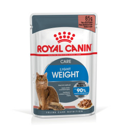Вологий корм для дорослих котів ROYAL CANIN LIGHT WEIGHT CARE шматочки в соусі 85 г,від набору зайвої ваги