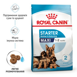 Корм для новонароджених цуценят великих порід собак ROYAL CANIN MAXI STARTER 4 кг