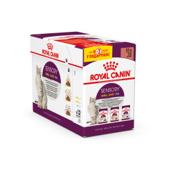 Вологий корм для дорослих котів ROYAL CANIN SENSORY MULTI-PACK 9+3