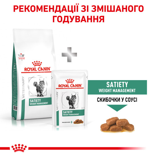 Корм для дорослих котів ROYAL CANIN SATIETY WEIGHT MANAGEMENT CAT 1.5 кг