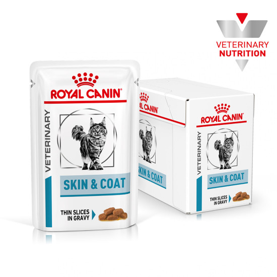 Вологий корм для дорослих котів ROYAL CANIN SKIN&COAT CAT 0.085 кг