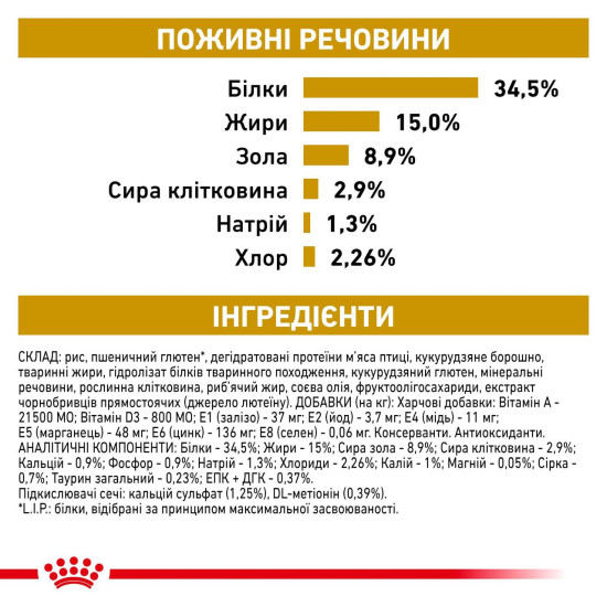 Корм для дорослих котів ROYAL CANIN URINARY S/O CAT 3.5 кг