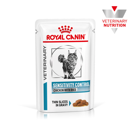 Вологий корм для дорослих котів ROYAL CANIN SENSITIVITY CONTROL CHICKEN CAT Pouches  0.085 кг