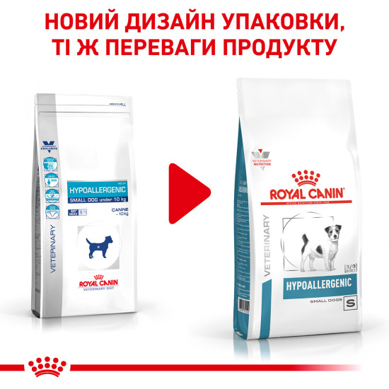 Корм для дорослих собак ROYAL CANIN HYPOALLERGENIC SMALL DOG 1.0