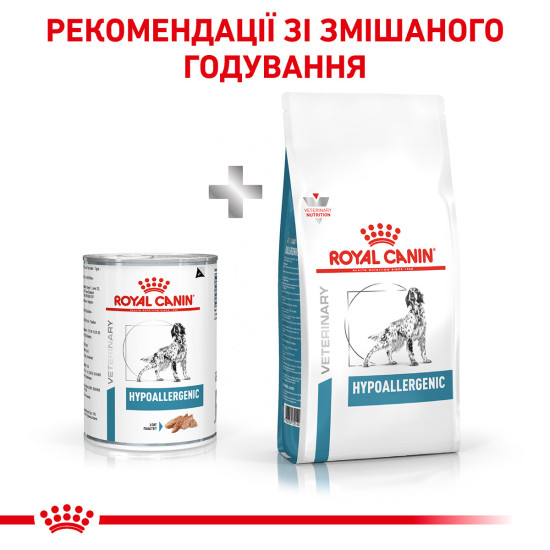 Вологий корм для дорослих собак ROYAL CANIN HYPOALLERGENIC DOG Cans  0.4 кг